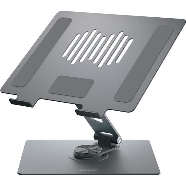 Momax Fold Stand Rotatable Laptop Stand  Color  Space Grey