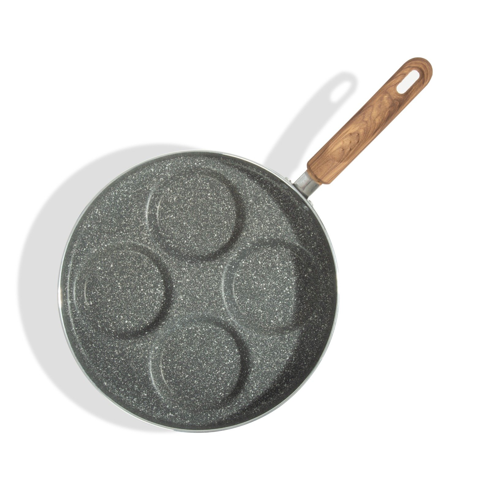 Homeway Marble 4-Circle Pancake Pan 26 Cm HW3530