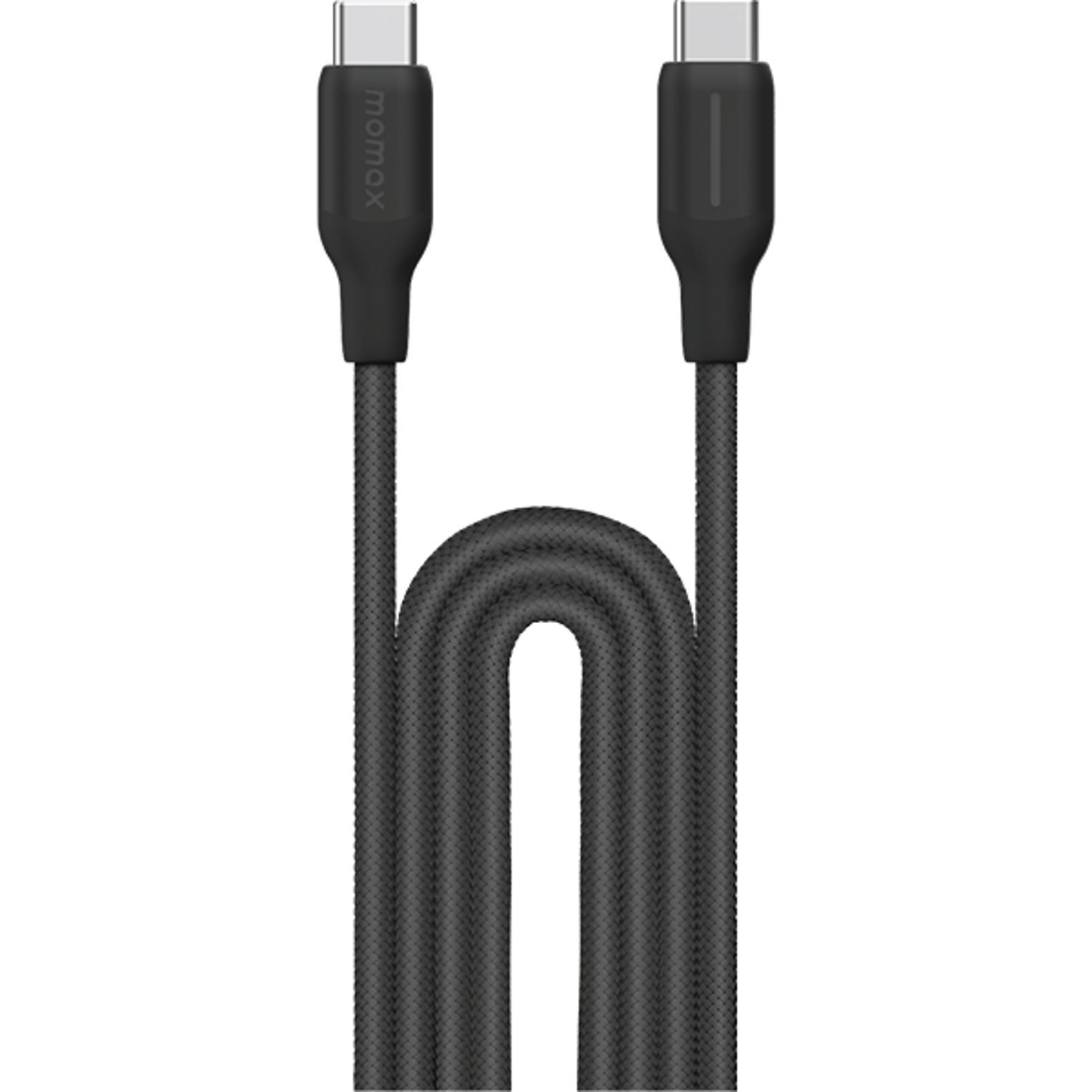 Momax 1-Link Flow 100W Usb-C To Usb-C Cable 2M  Color  Black