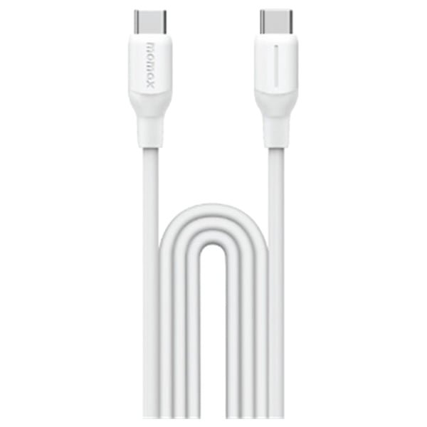 Momax 1-Link Flow Duo 2 In 1 Usb-C To Usb-C Lightning Cable 1.5M  Color  White