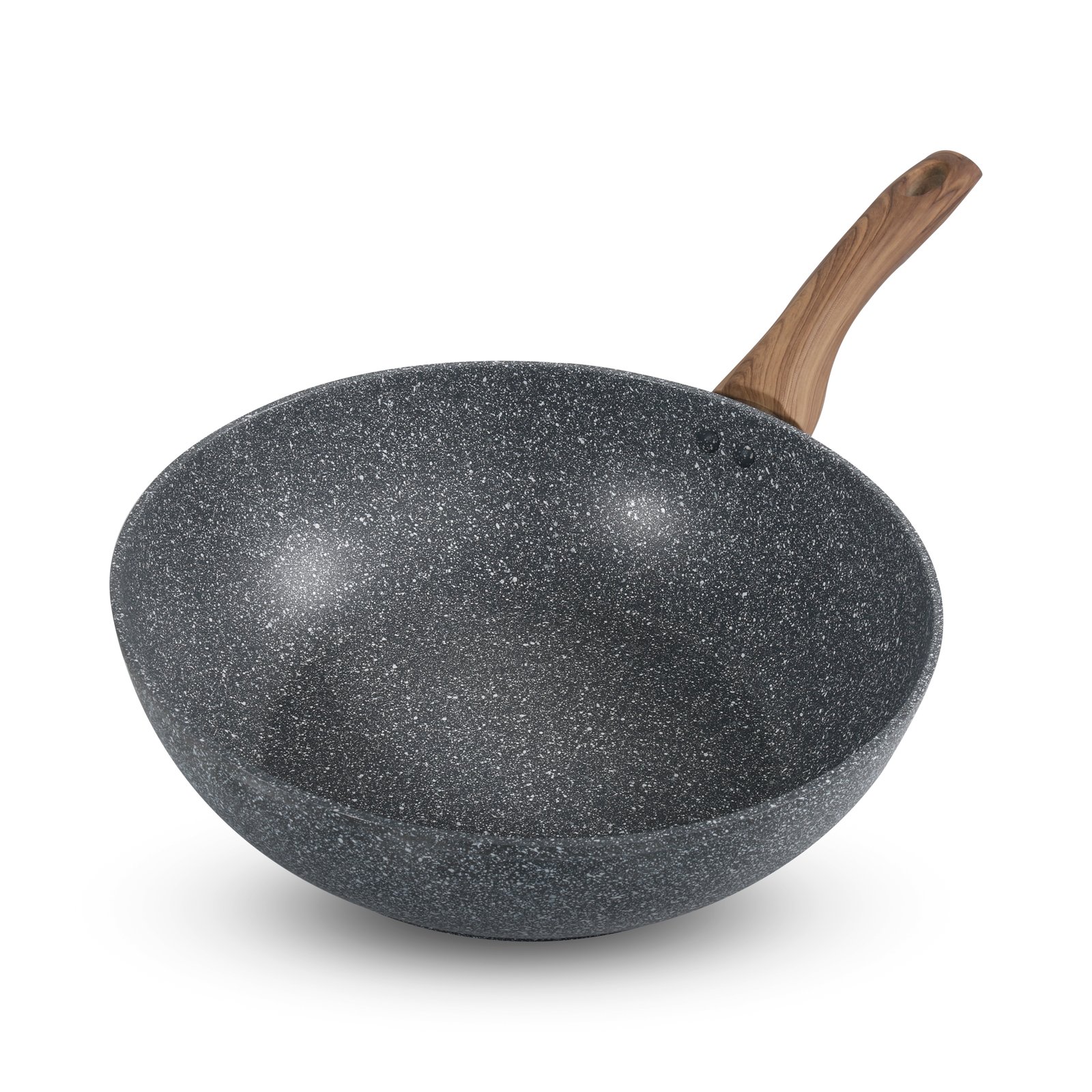 Homeway 28Cm Marble Wok - Forged  HW3417