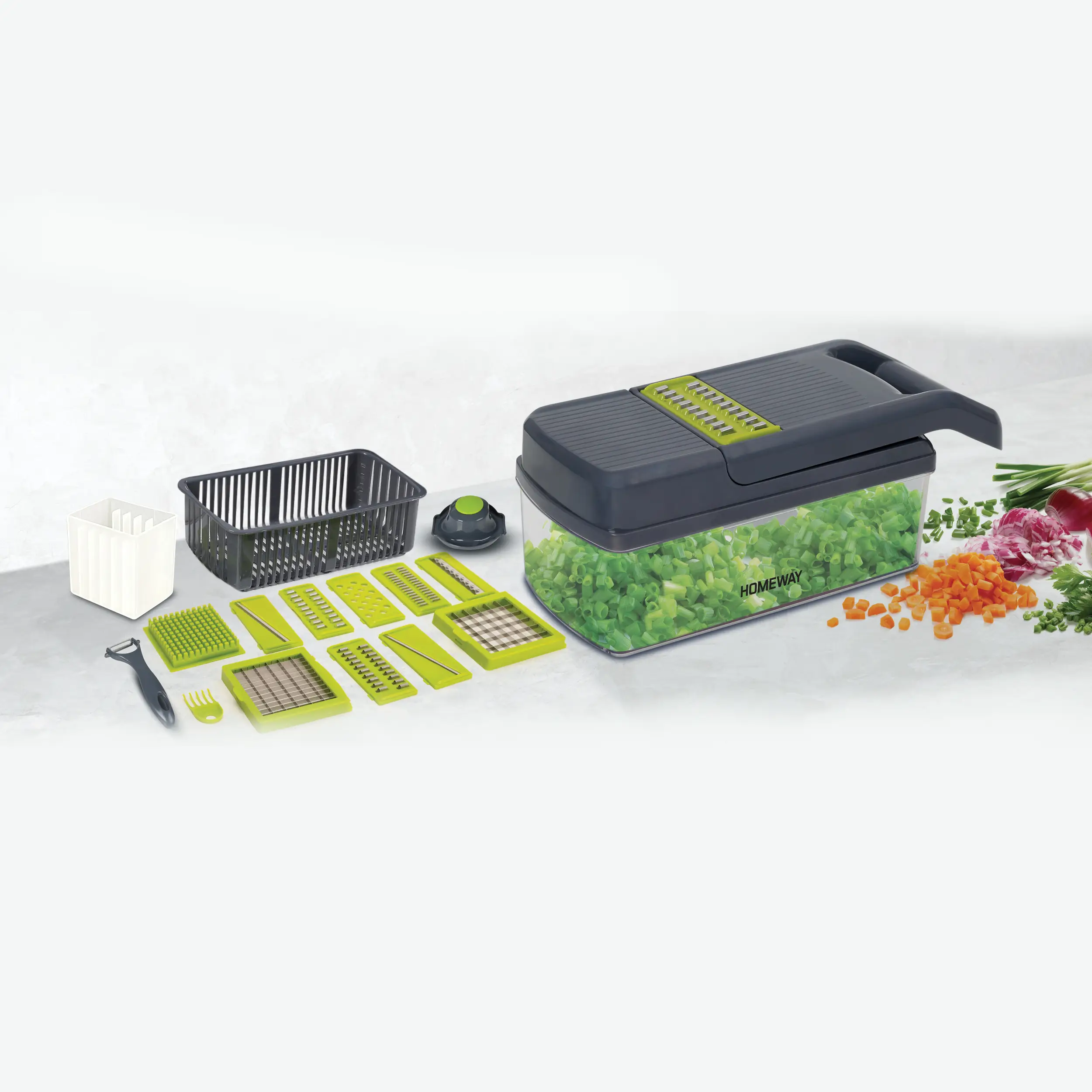 Homeway 17 In 1 Multi Functional Vegetable Chopper HW2110