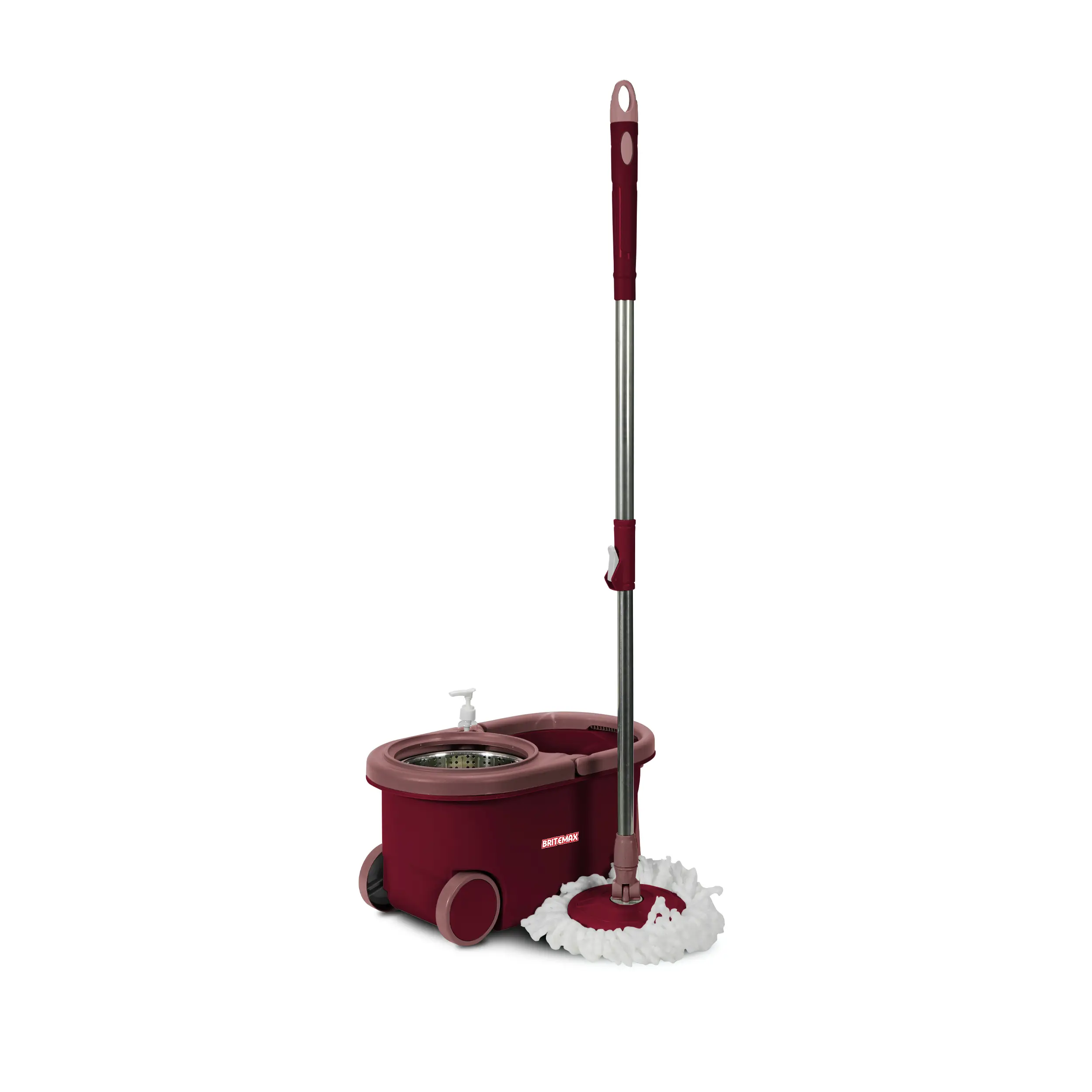 Britemax Stainless Steel Easy Clean 360 Spin Mop BM572