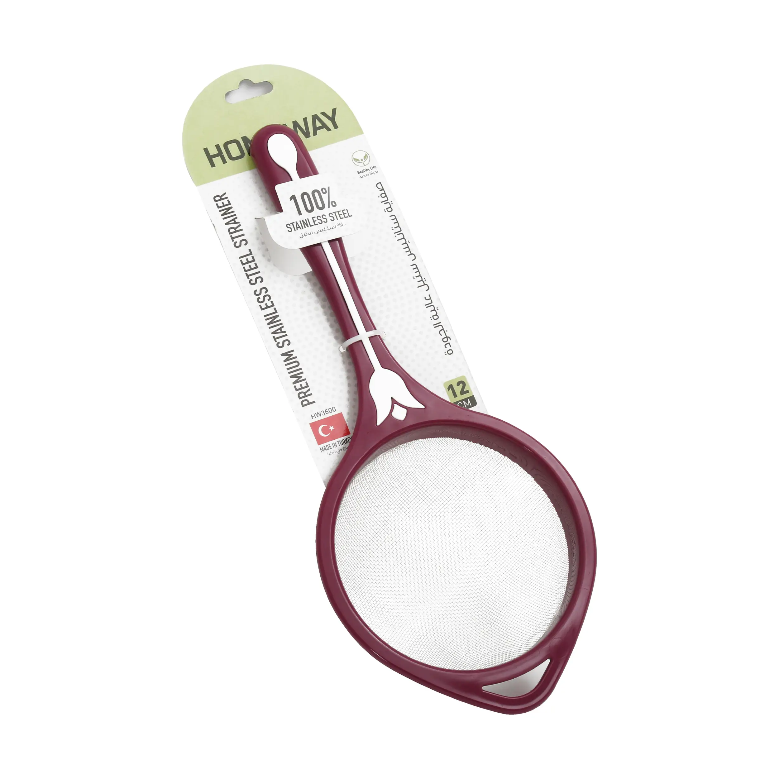 Homeway Premium Stainless Steel Stainer 12Cm HW2410