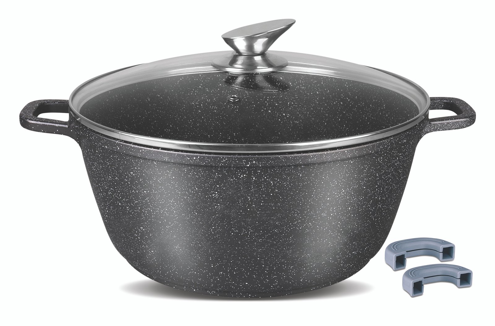 Homeway Marble Casserole Die Cast Aluminum 32Cm HW3468