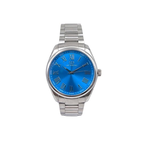 Santa Molar Men Watch Silver with Blue Dial SM602BK