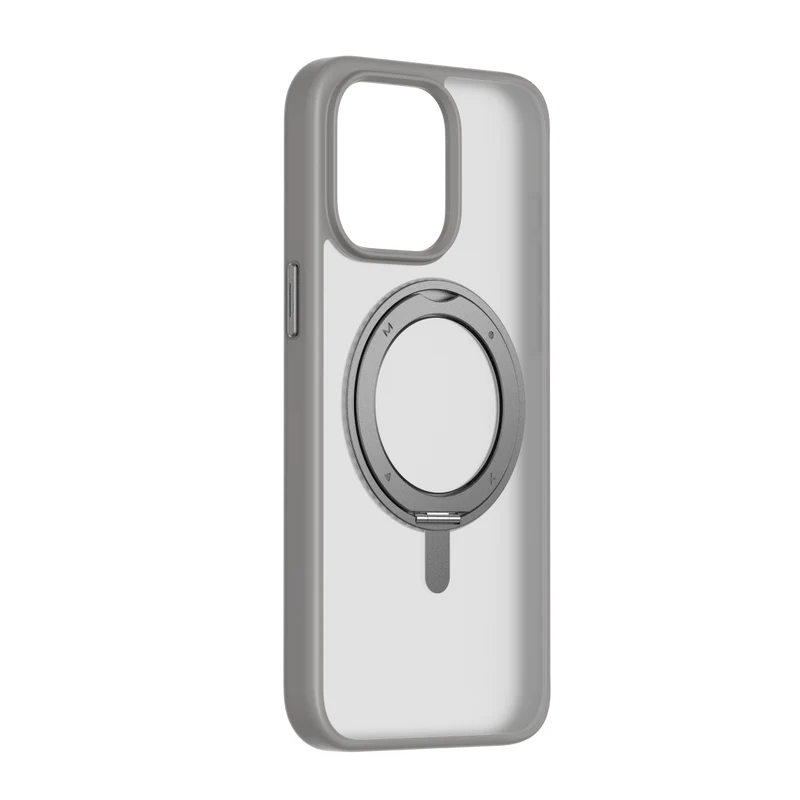 Momax Roller Magnetic Grey Case For Iphone 15 Pro Max 6.7