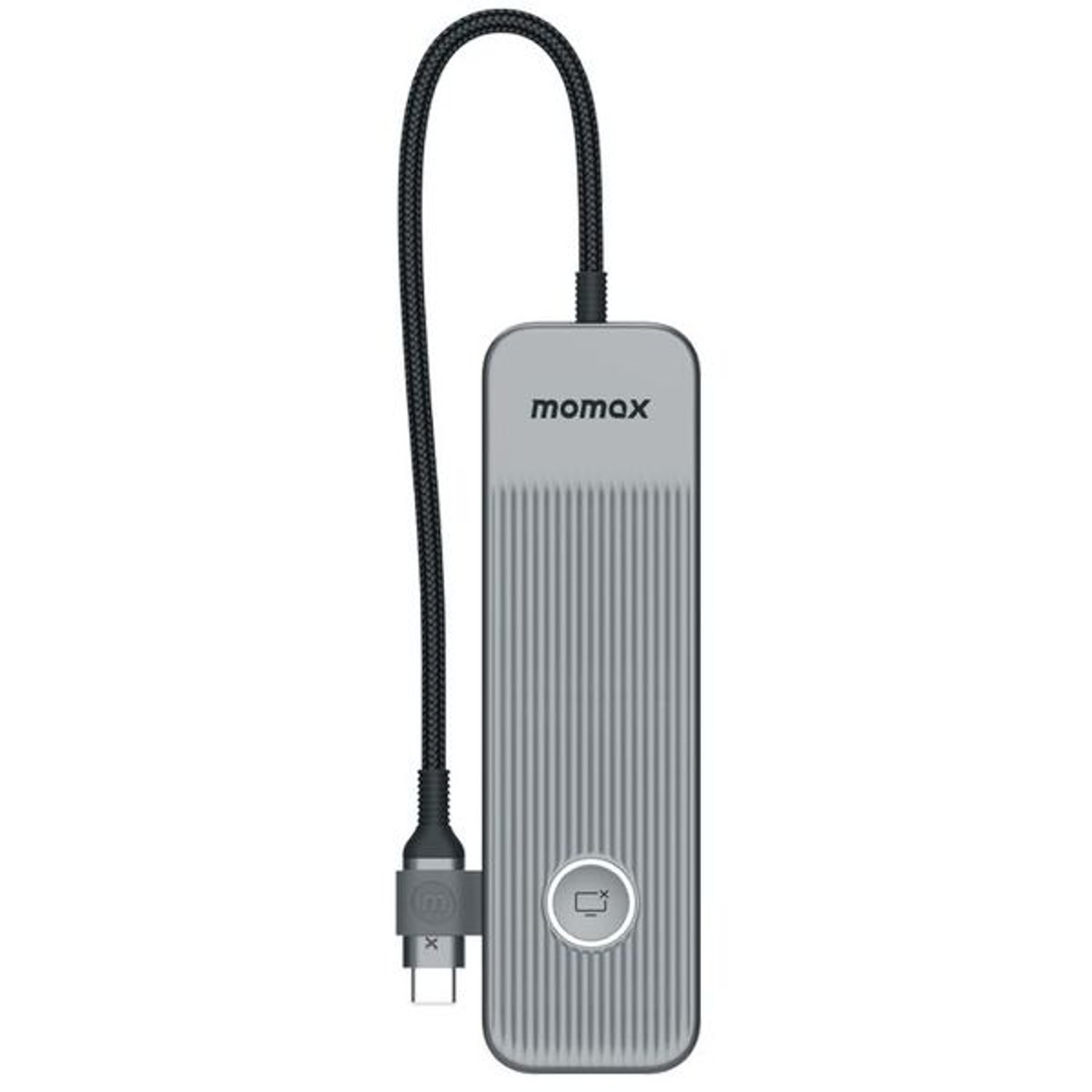 Momax Onelink 8 In 1 Multi-Funtion Usb-C Hub  Color  Space Grey