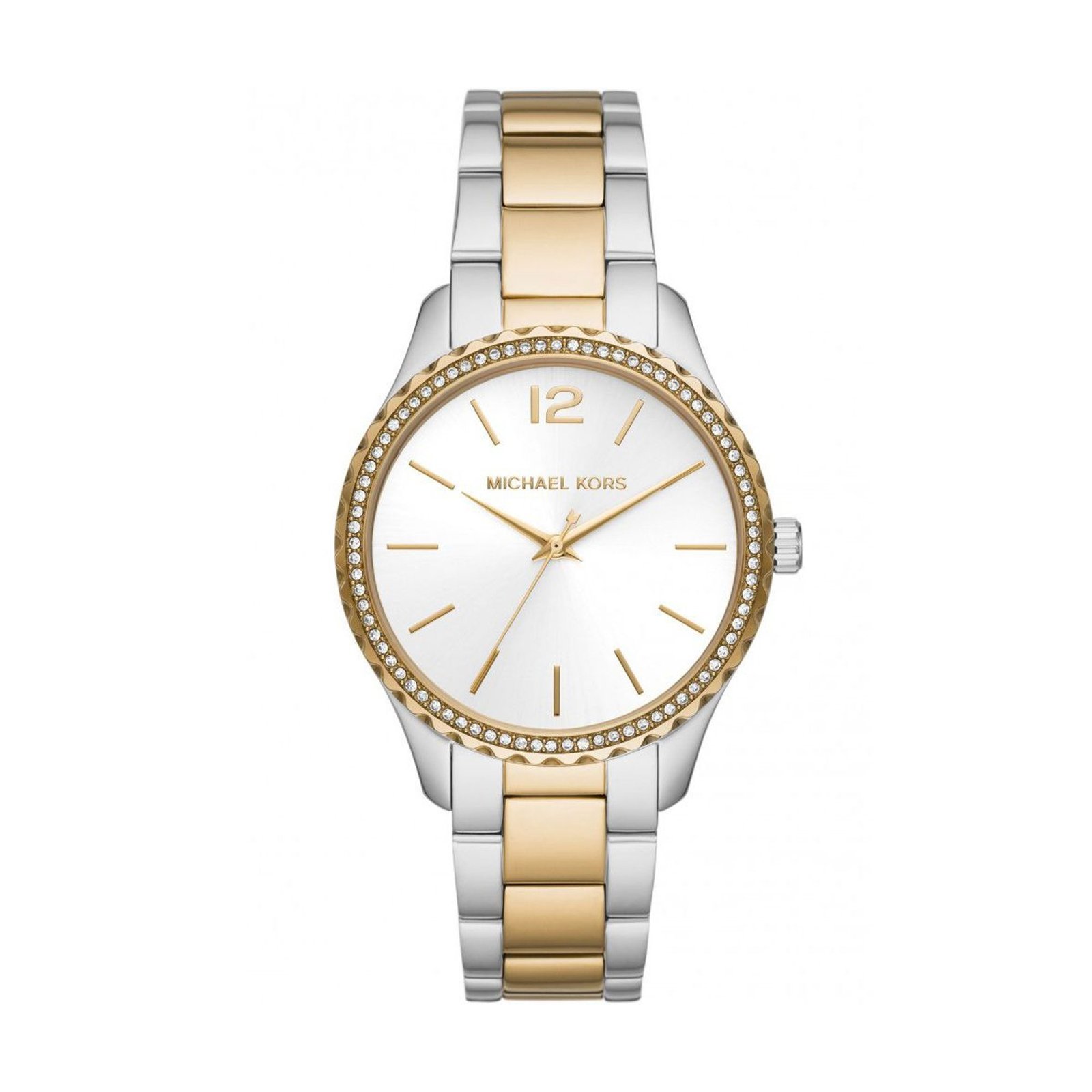 Michael Kors Gold White Women Layton Watch MK6899