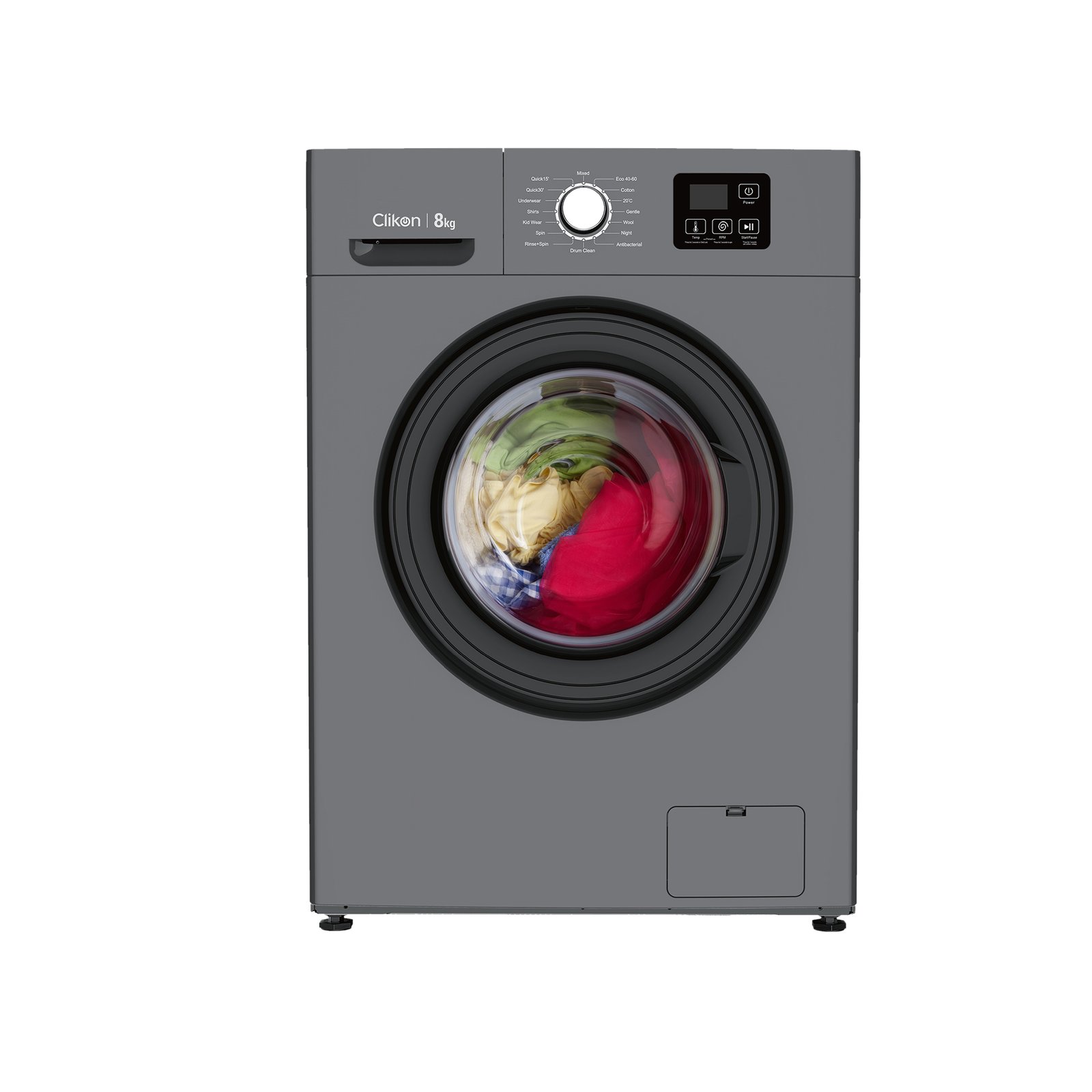 Clikon Front Load Washer 8 kg CK652