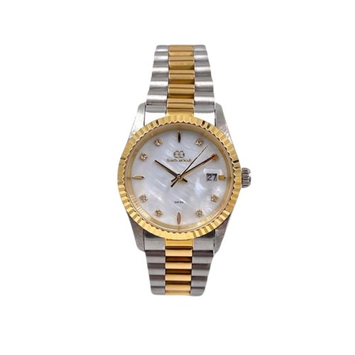 Santa Molar Women Watch Silver Gold SM999