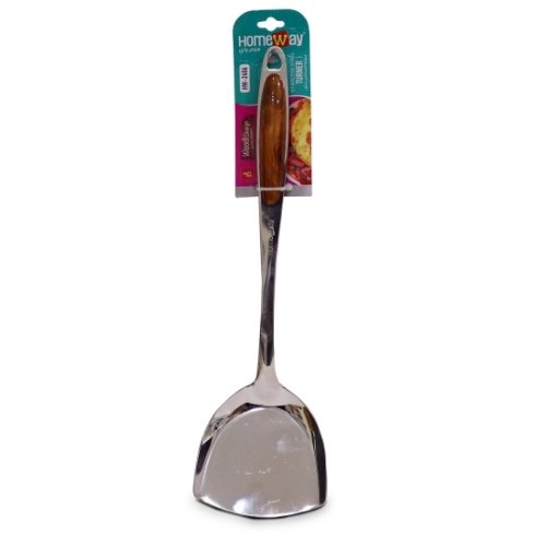 Homeway Stainless Steel Turner Woodi Design  HW2406