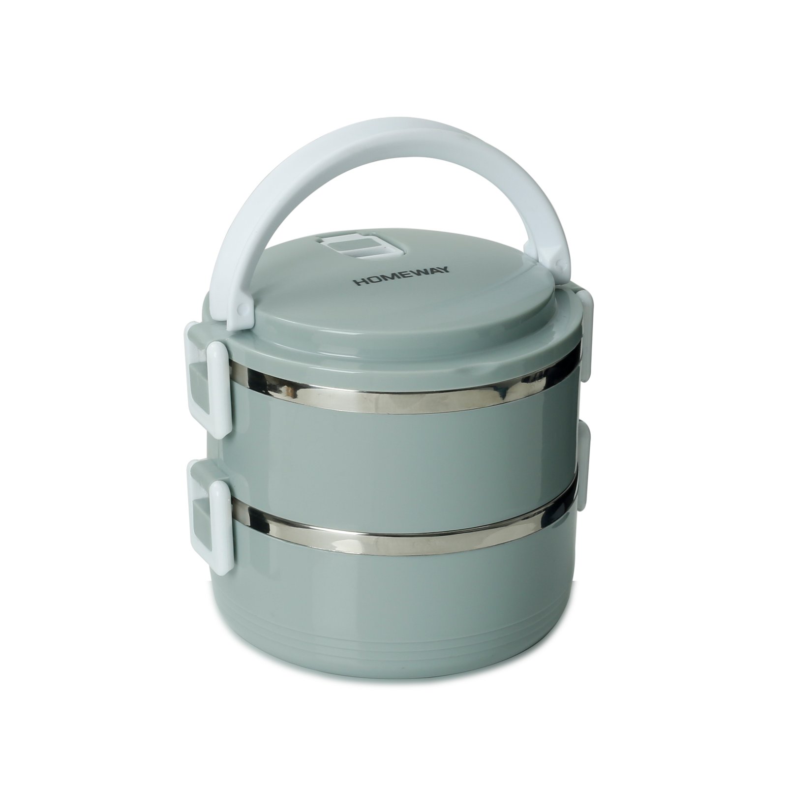 Homeway Double Layer Stainless Steel Lunch Box 1400Ml HW3448